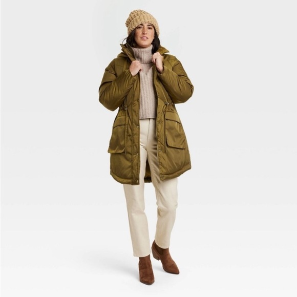 Women's Arctic Parka - Universal Thread™
Green L nwt - Picture 3 of 6